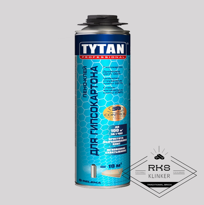 Пено-клей для гипсокартона TYTAN Professional, 840 мл в Калуге